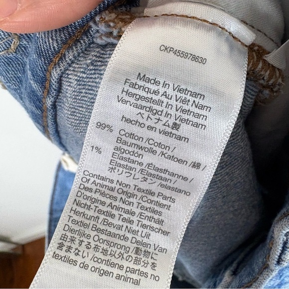 Madewell The Perfect Vintage Jean with Raw Hem Size 33 - Picture 5 of 7